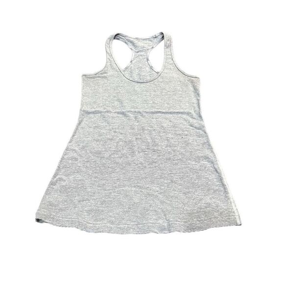 Lululemon Grey Strip Racerback Tank Size 2 - Picture 1 of 3
